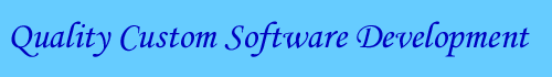 Quality Custom Software Development